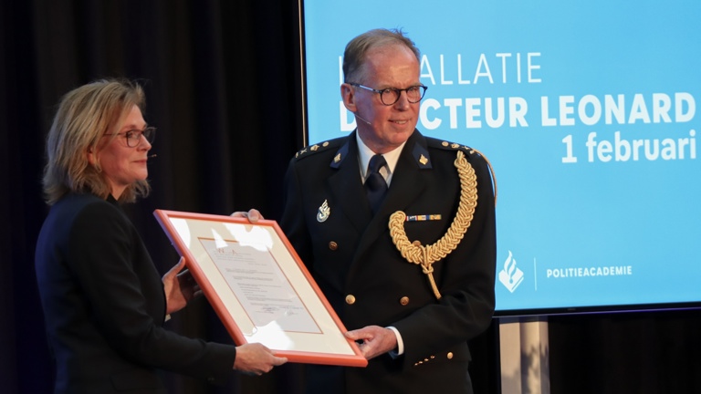 Leonard Kok inaugurated as director of the Netherlands Police Academy 