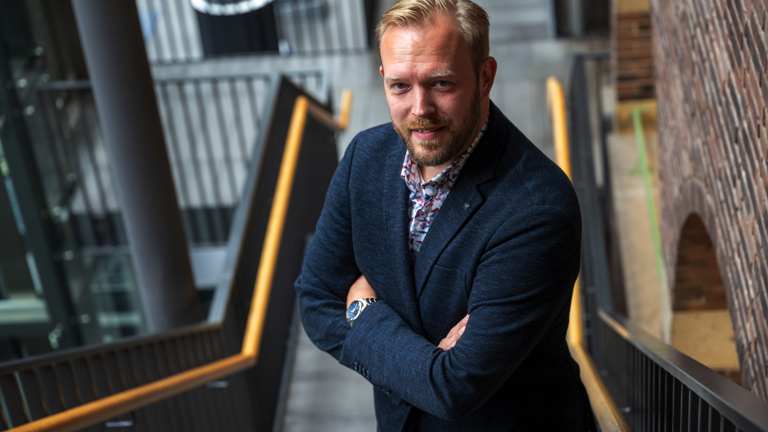 Lector Jurjen Jansen op de Politieacademie in Apeldoorn